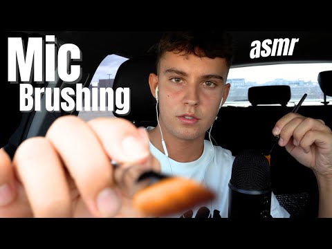 ASMR Mic Brushing, Camera Scratching, Visual Triggers w- Mouth Sounds [4K]