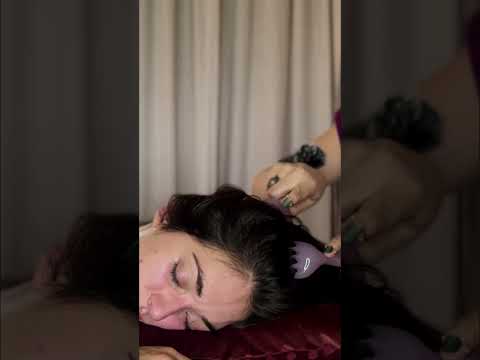 All the scratchy tools #hairplay #asmr