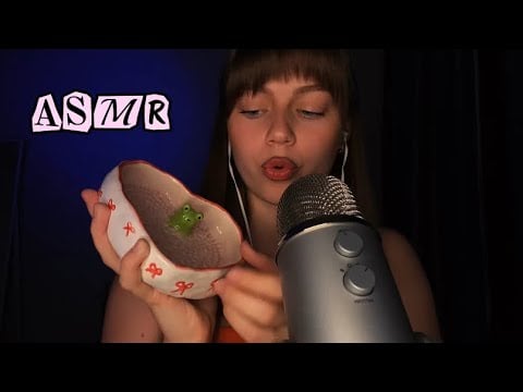  АСМР триггеры| таппинг💅🏻звуки рта💋(апрельское видео)