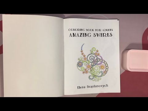 ASMR Flipping Through My Finished Coloring Book