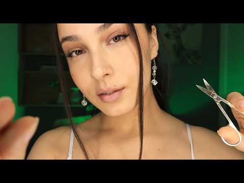ASMR Negative Energy Removal REIKI (cutting, humming, hand movements, personal attention..)