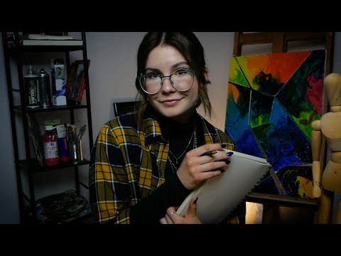 ASMR [PL] | artystka rysuje Twój portret 🎨 | ciche mówienie • ołówek • papier (roleplay po polsku)