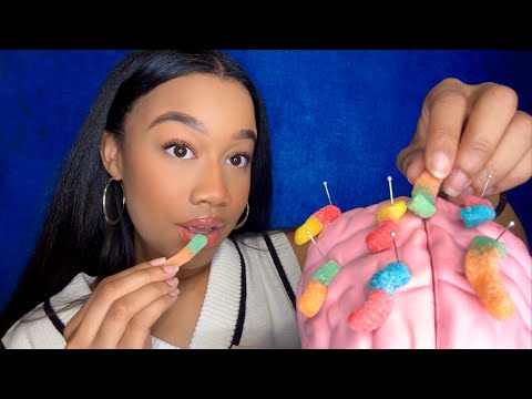 ASMR Eating Bugs Out Of Your Brain 🧠 🪲 ASMR Plucking Sounds