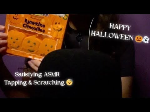 HAPPY HALLOWEEN! 🎃👻 | Satisfying ASMR Tapping, Scratching & Tracing w/ Peeps + a lot of talking