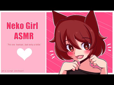 Neko Girl Wants Your Attention | ASMR Roleplay [F4A] [Scratching] [Biting] [Meowing]