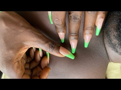 ASMR SLEEP IN 3 MINUTES- BACK NITPICKING