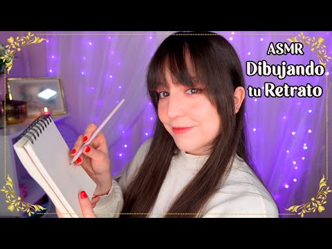 ⭐ASMR [Sub] Dibujando tu Retrato 💜 Roleplay con Final Inesperado (Soft Spoken)