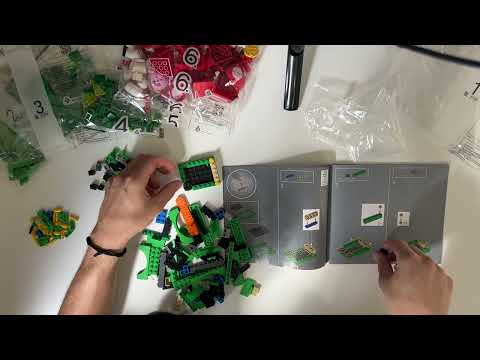 ASMR- Building The LEGO SuperMario Piranha Plant Set Pt.1