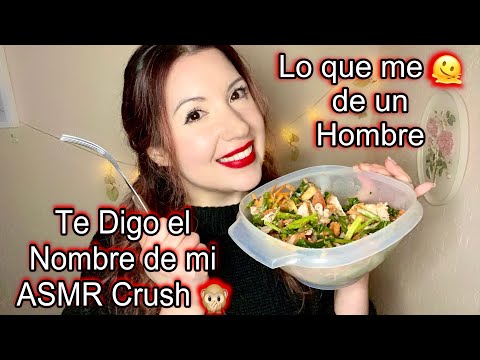 ASMR Mukbang- Comiendo Ensalada y Chismeando | Eating Salad