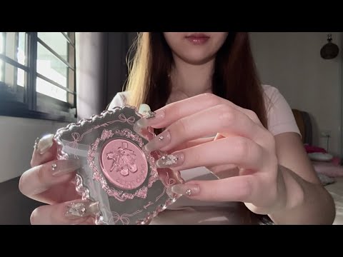 [ASMR] 25+ triggers in 100 seconds (makeup item 🦢✨）