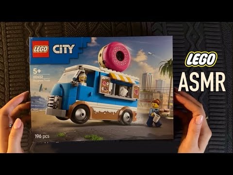😴 ASMR LEGO Donut 🍩 Truck -  Satisfying Clicky Bricks & Deep Relaxation