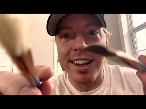 ASMR Paint Brush Story Time - Personal attention