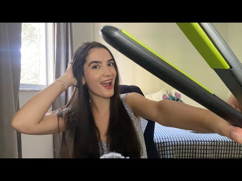 ASMR CASEIRINHO - FAZENDO O CABELO ENQUANTO CONVERSO COM VC 💆🏻‍♀️