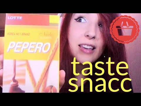 ASMR - TASTING NUMMY SNACKS ~ Munchpak Unboxing w/ Soft Speaking, Crinkles, & Eating ~