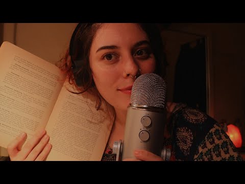 ASMR | Susurros pegados al micrófono | Lectura sobre signos Géminis y Leo