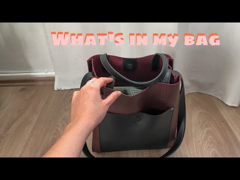 ASMR ✨ - what’s in my bag | bag rummage | German whisper | Deutsch 🇩🇪