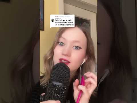 ASMR | Welcher Name wohl der nächste ist? #pov #mouthwhisper #roleplay #visualtingle
