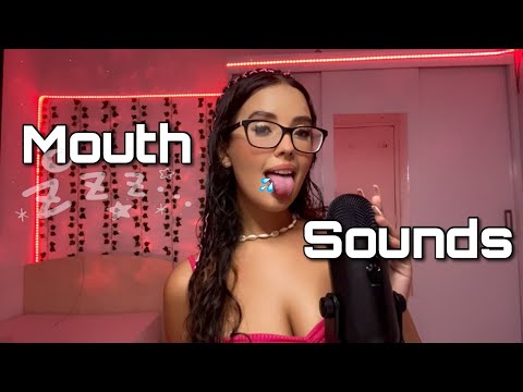 ASMR - 1 HORA de SONS DE BOCA MOLHADOS | 1H wet mouth sounds 👄💦