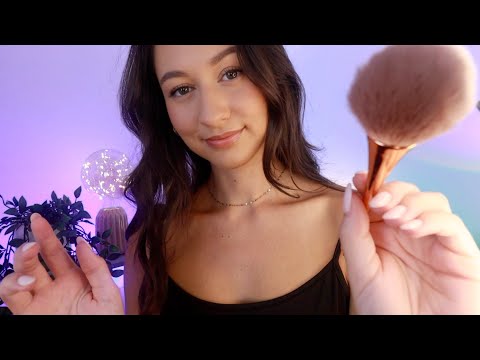 ASMR Brushing Away Your Anxiety 🌀😴 Face Brushing To Make You Calm & Sleepy