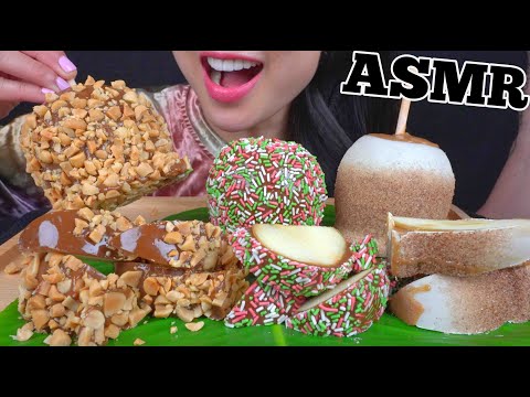 ASMR CANDY APPLE (CRUNCHY EATING SOUNDS) NO TALKING | SAS-ASMR