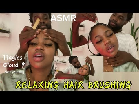 ASMR💫RELAXING HAIR BRUSHING 