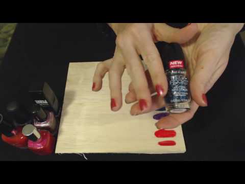 ASMR Soft Spoken ~ Nail Polish Show & Tell / Demonstration