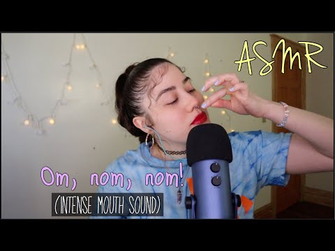 ASMR Eating & Pulling NEGATIVE energy with Lots of CRISPY Rambling