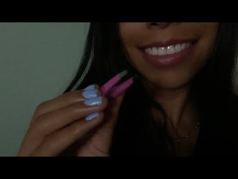 Lofi asmr plucking negative energy away