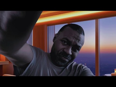 ASMR Scalp, Eyebrow And Neck Massage | Visual Triggers | City Sounds