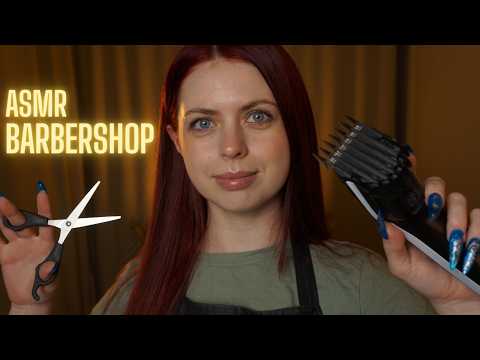 [ASMR] 💈 Classic Barbershop Experience | Cutting Your Hair with Scissors and Clipper