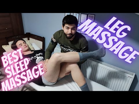 ASMR | LEG AND RELAXING MASSAGE ASMR SLEEP MASSAGE #asmryiğitşan #guest #asmr