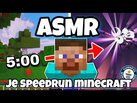 ASMR Français • JE T'ENDORS SUR MON SPEEDRUN DE MINECRAFT 😴💤 (chuchotements relaxants)