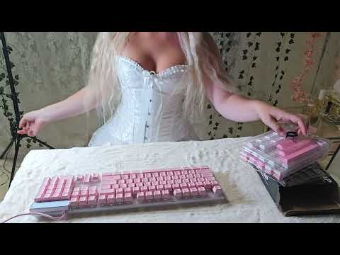 Asmr keyboard sounds and chit-chat 