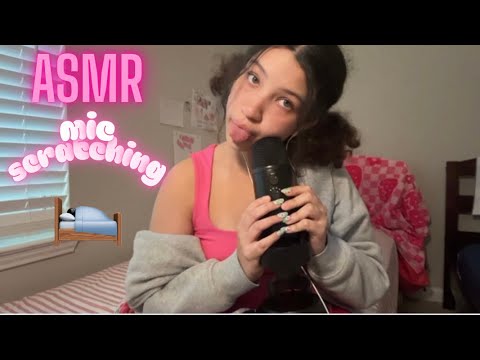 ASMR en mi cama💤😴 mic scratching 💕💗🩷