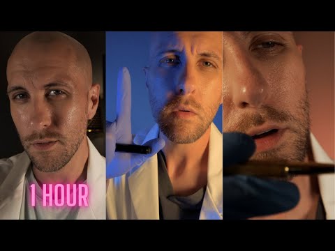 4K | Hour Long Cranial Nerve Exam Compilation for Sleep