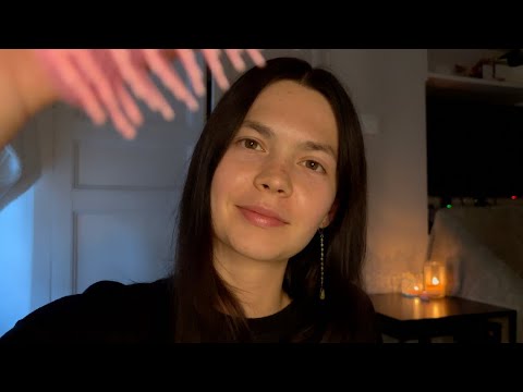 ASMR to make you feel sleepy and optimistic 🌸 affirmations & personal attention (whispered, rain)