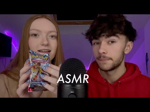 ASMR - Pokemon Cards Opening for @ultramaurice 's First ASMR Video ​💌​💫​💤​ (​in French​​🇫🇷​)