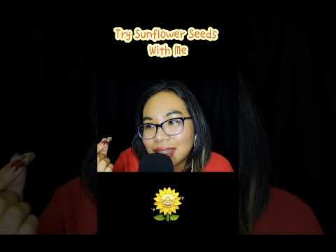 ASMR TRY HOT TIJUANA SUNFLOWER SEEDS WITH ME #asmrshorts #asmreating #asmrsnacks #mouthsounds 🌻🌶️