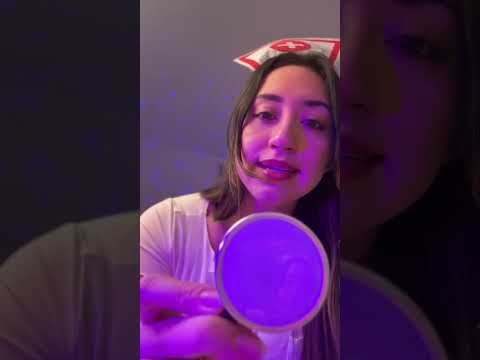 Tu enfermera te cuida💞 #asmr #asmrshorts #shorts #asmrdoctor