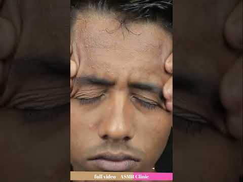 Satisfying Head Massage Video With Satisfying  Neck Cracking | ASMR Sound #shorts