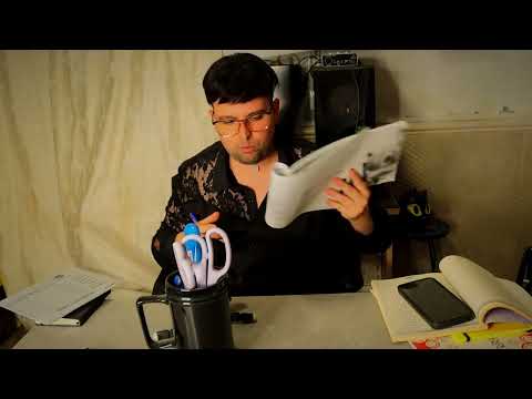 ASMR en Español Roleplay Profesor corrige cosas