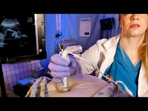 ASMR Hospital OBGYN Pregnancy Exam | Measuring, Fetal Monitor, Ultrasound