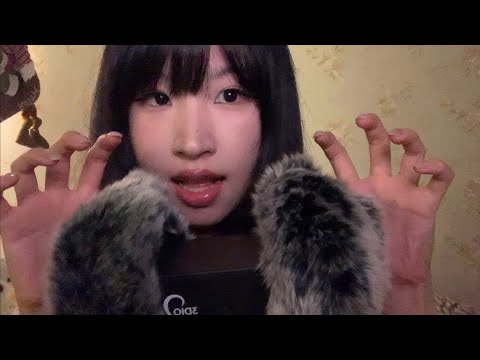 ASMR 1hr Mic Scratching on 3dio just fingers | no talking