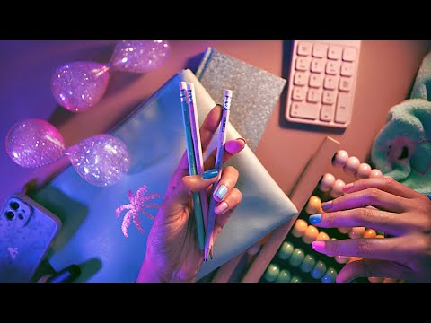 ASMR | Déclencheurs pastels pour une douce nuit (No Talking)