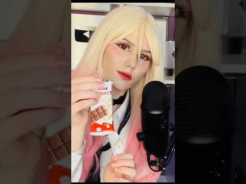 🌙 ASMR anime cosplay Marin Kitagawa 💗 relaxing video (full on my channel)