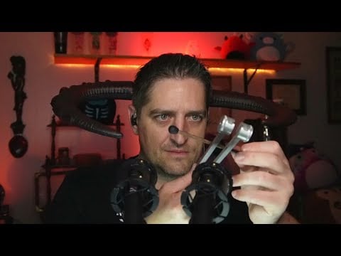 ASMR Binaural Minotaur Tuning Fork 128Hz Flower of Life Heart Chakra #MaleASMR #Relaxing #Sleep