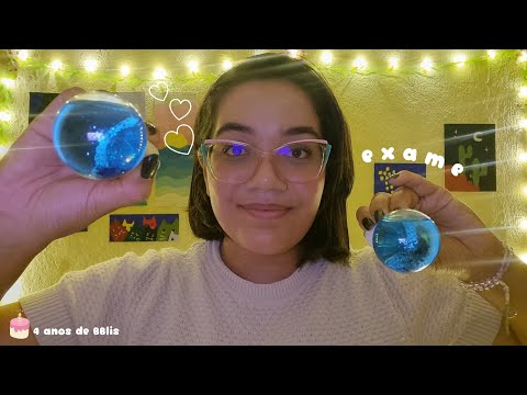 ASMR EXAME DE NERVOS CRANIANOS PARA ACABAR COM A INSÔNIA ❤️‍🩹😍