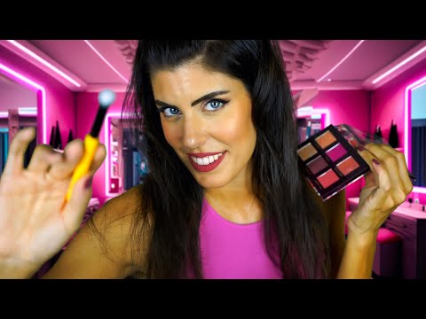 ASMR 💄 Ti trucco da BARBIE • MAKEUP ARTIST ROLEPLAY