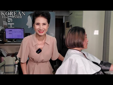 #미용실ASMR #비비드 애쉬 깊고 환상적으로~#Hair salon ASMR  #Vivid Ash deep and fantastic~