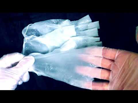 VINYL GLOVES ✋🤚 LAYERING 🤚🤚🤚  [[ASMR]]